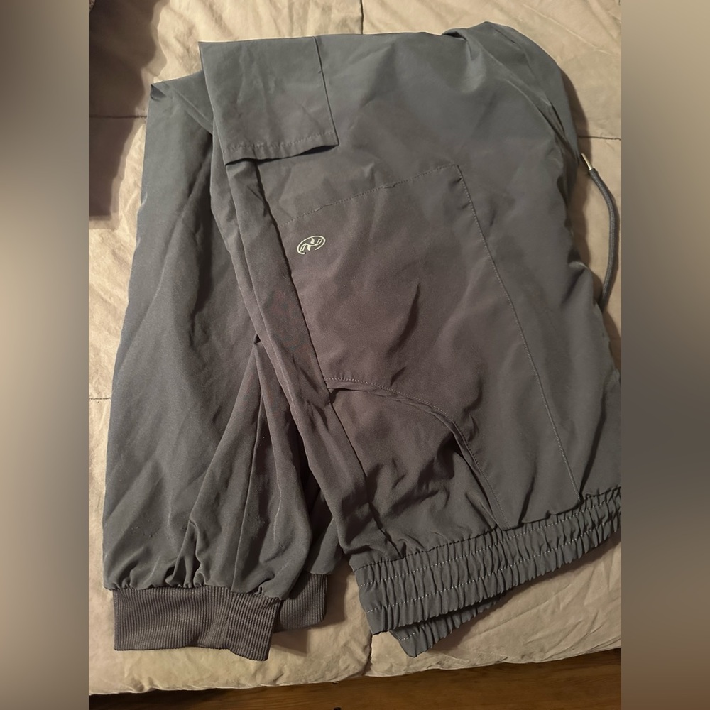 Gray Jogger Scrub Pants